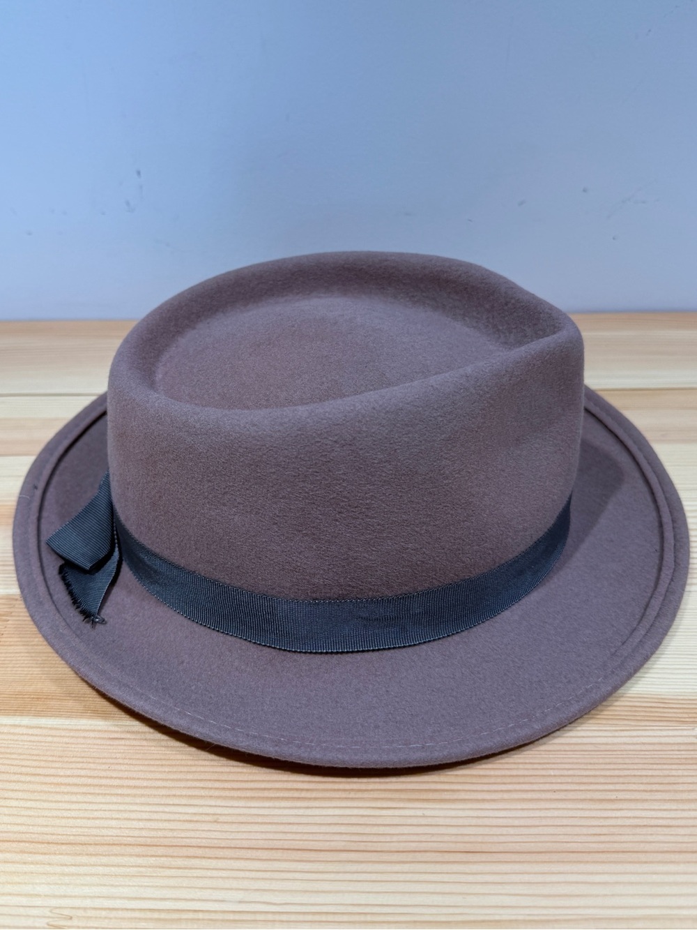 Vintage Jean-Charles Brosseau Paris Wool Fedora – Taupe/Brown - Picture 4 of 14
